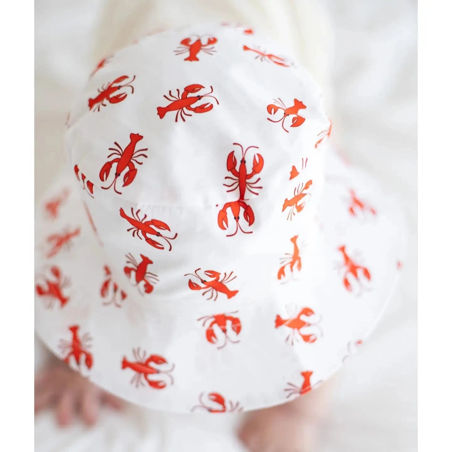 Lobster Bucket Hat Sunhat UPF 50+ Huggalugs Baby & Toddler Clothing Lil Tulips