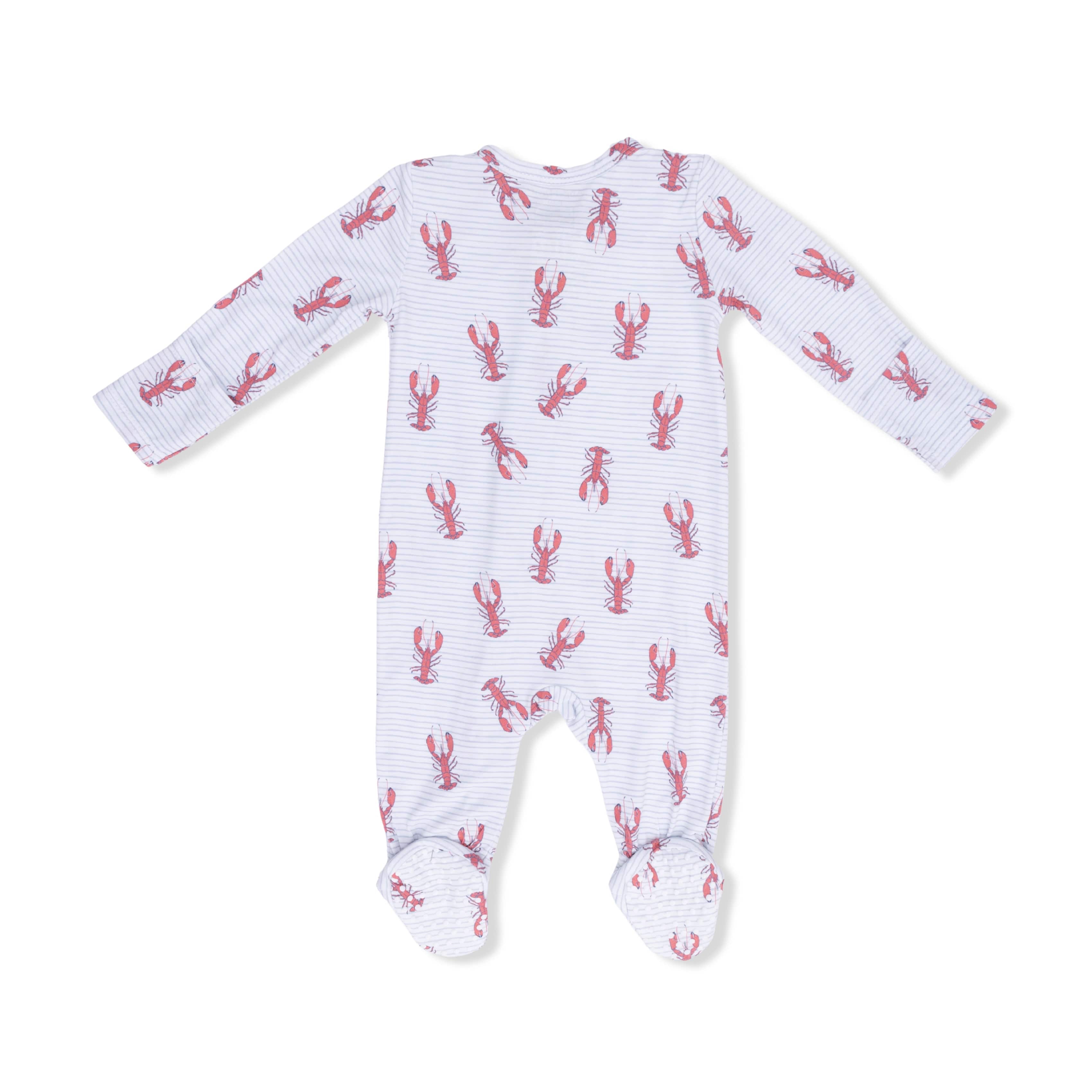 Lobsters - 2 Way Zipper Footie Angel Dear Lil Tulips