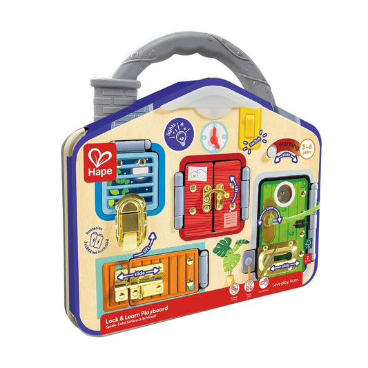 Lock & Learn Playboard Hape Lil Tulips