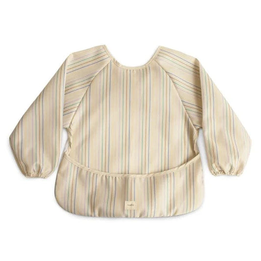 Long Sleeve Bib - Retro Stripes Mushie Lil Tulips