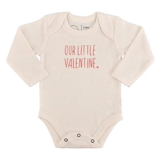 Long Sleeve Graphic Bodysuit | Little Valentine Finn + Emma Final Sale Lil Tulips