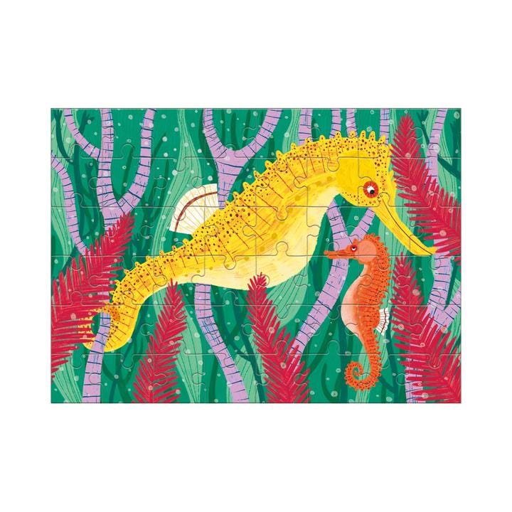 Longsnout Seahorse 48 Piece Mini Puzzle Chronicle Books Lil Tulips