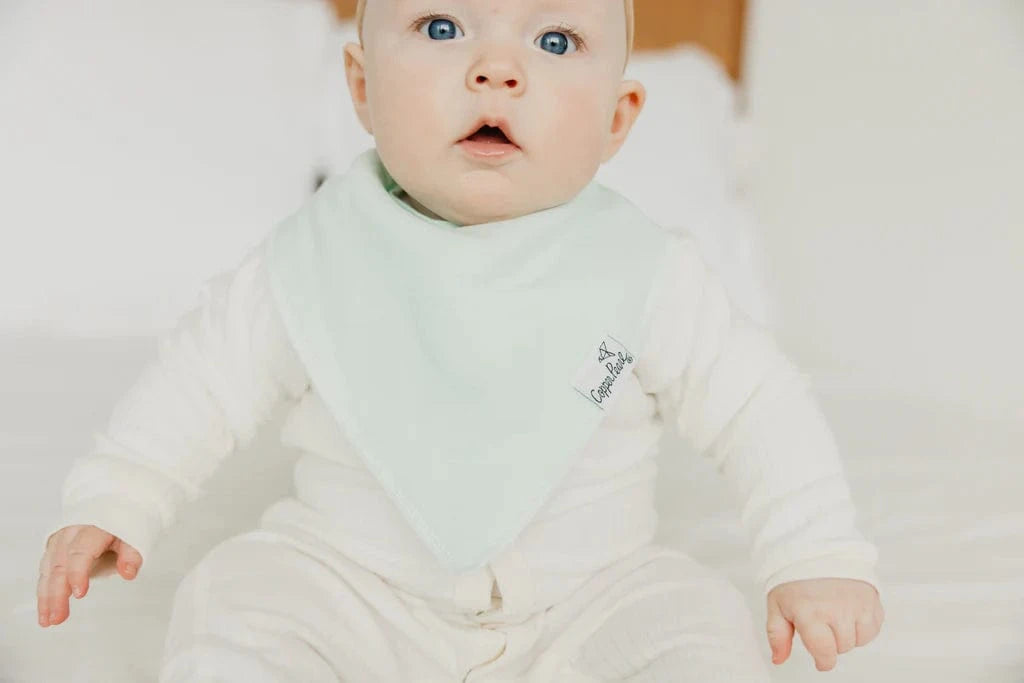 Lucky Baby Bandana Bibs Copper Pearl Lil Tulips