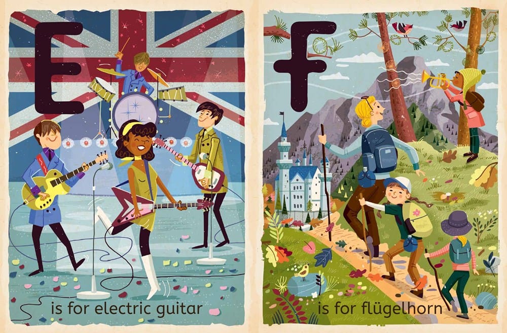 M Is For Music: Alphabet Board Book Babylit Lil Tulips