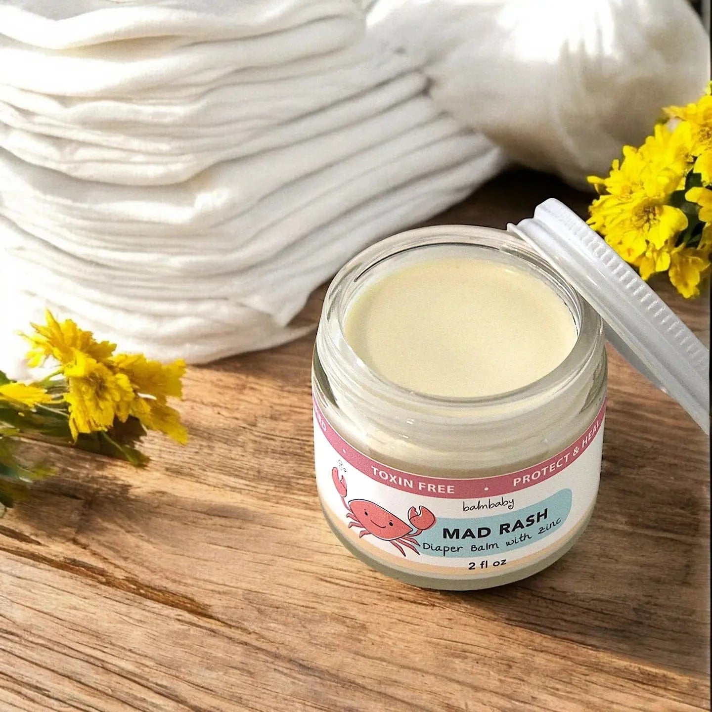 Mad Rash Diaper Balm & All Purpose Skin Aid Taylor's Naturals Lil Tulips