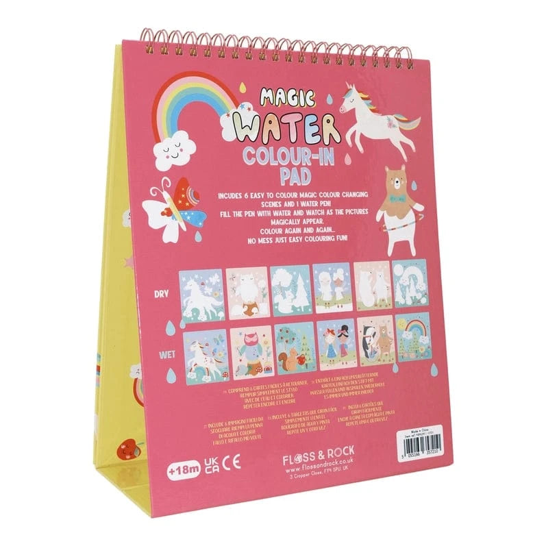 Magic Color Changing Watercard Easel and Pen-Rainbow Fairy Floss and Rock Lil Tulips