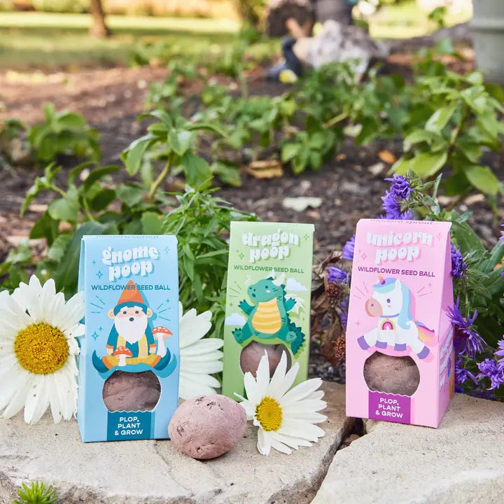Magical Plops Wildflower Seed Balls - Unicorn Poop Modern Sprout Lil Tulips