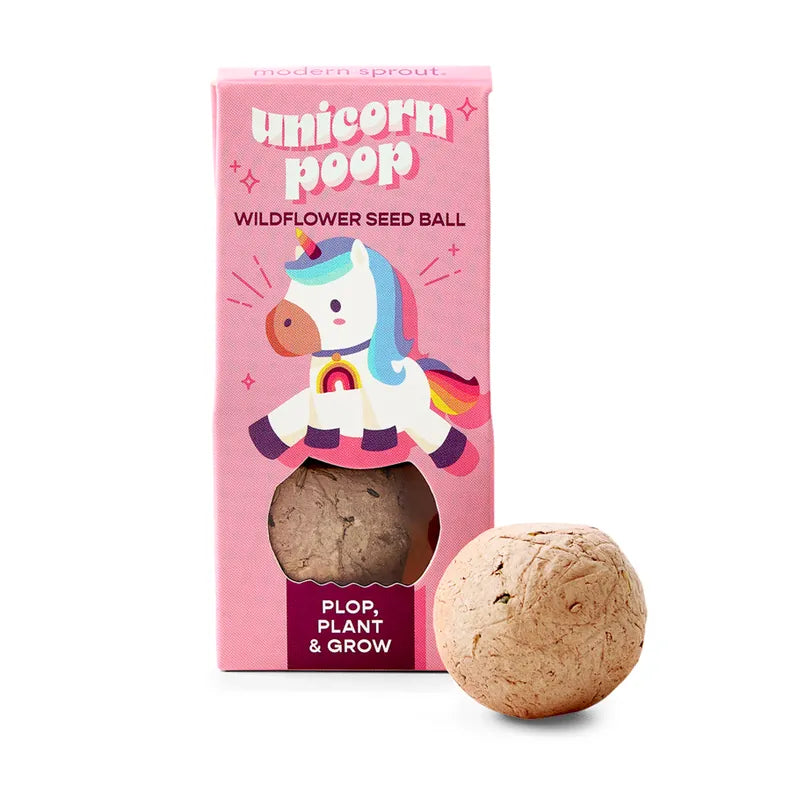Magical Plops Wildflower Seed Balls - Unicorn Poop Modern Sprout Lil Tulips