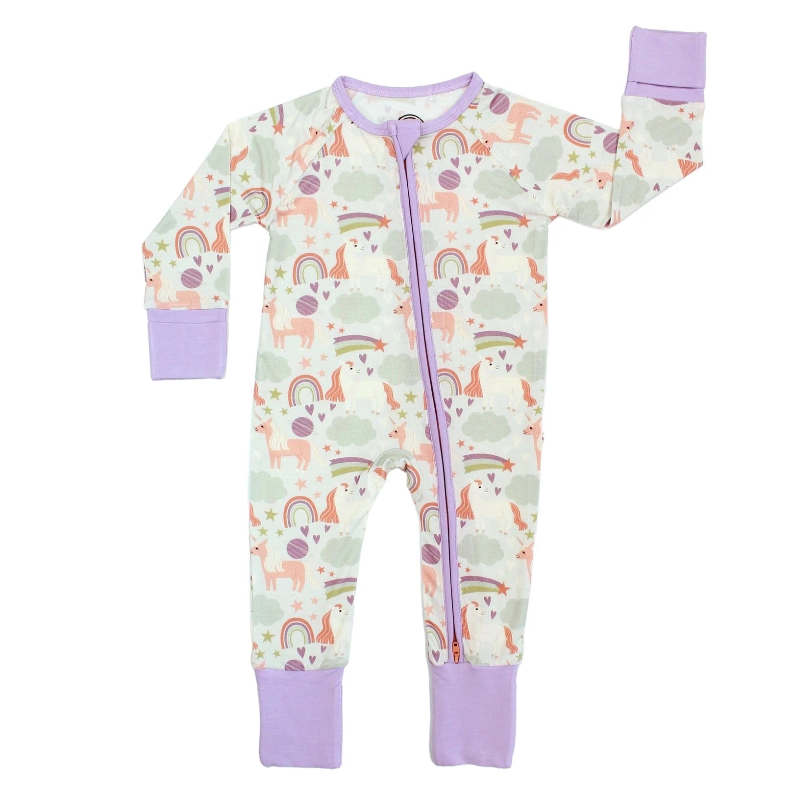 Magical Unicorns Bamboo Convertible Baby Pajamas Emerson and Friends Baby & Toddler Clothing Lil Tulips
