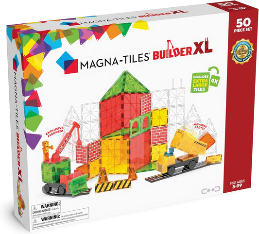 Magna-Tiles® Builder XL: Trucks 50 Piece Set Magna-Tiles Lil Tulips