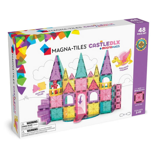 Magna-Tiles® Castle DLX 48-Piece Set Magna-Tiles Lil Tulips