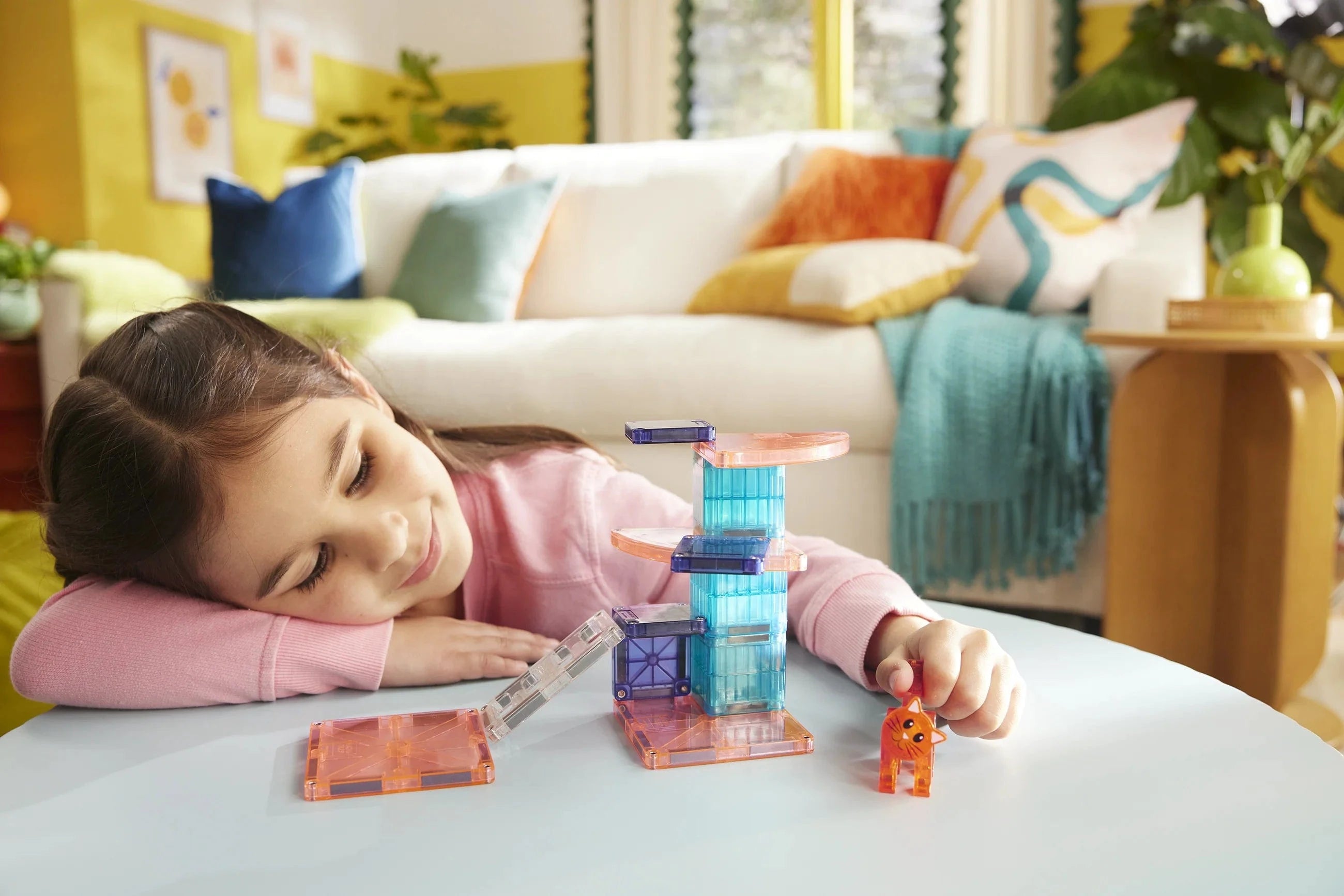 MAGNA-TILES® Cat Tree™ 13 Piece Set Magna-Tiles Lil Tulips