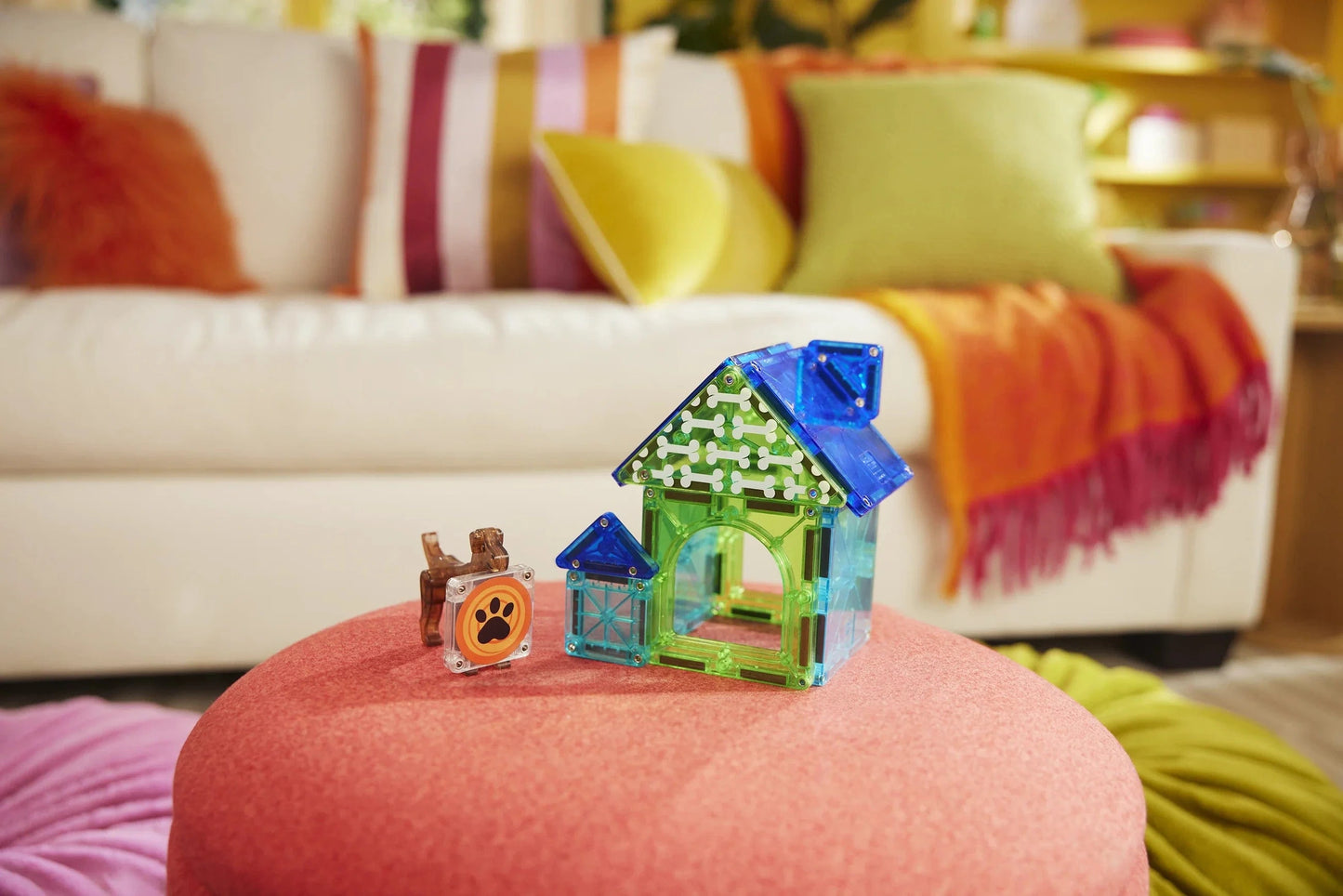 MAGNA-TILES® Dog House™ 13 Piece Set Magna-Tiles Lil Tulips