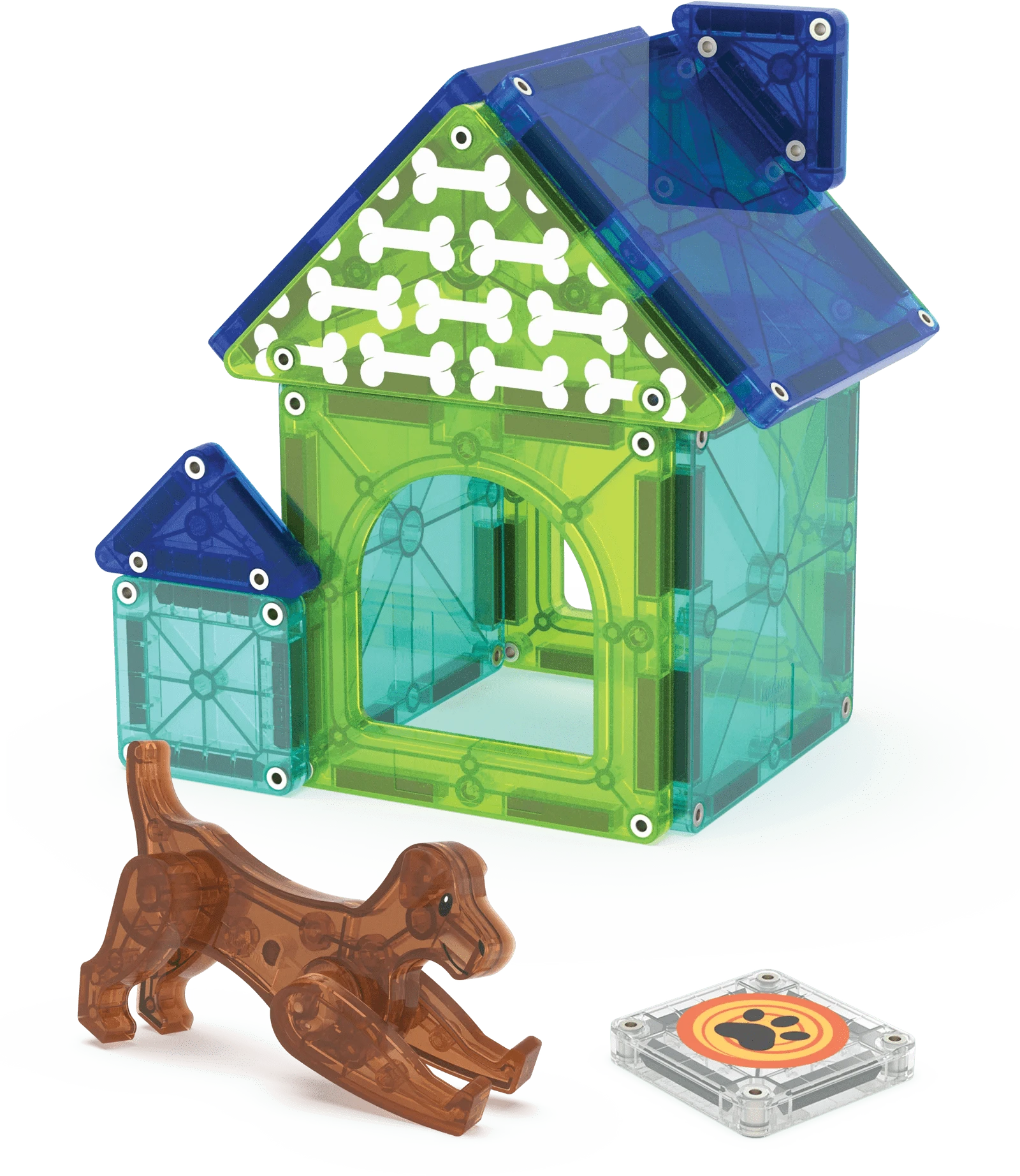 MAGNA-TILES® Dog House™ 13 Piece Set Magna-Tiles Lil Tulips
