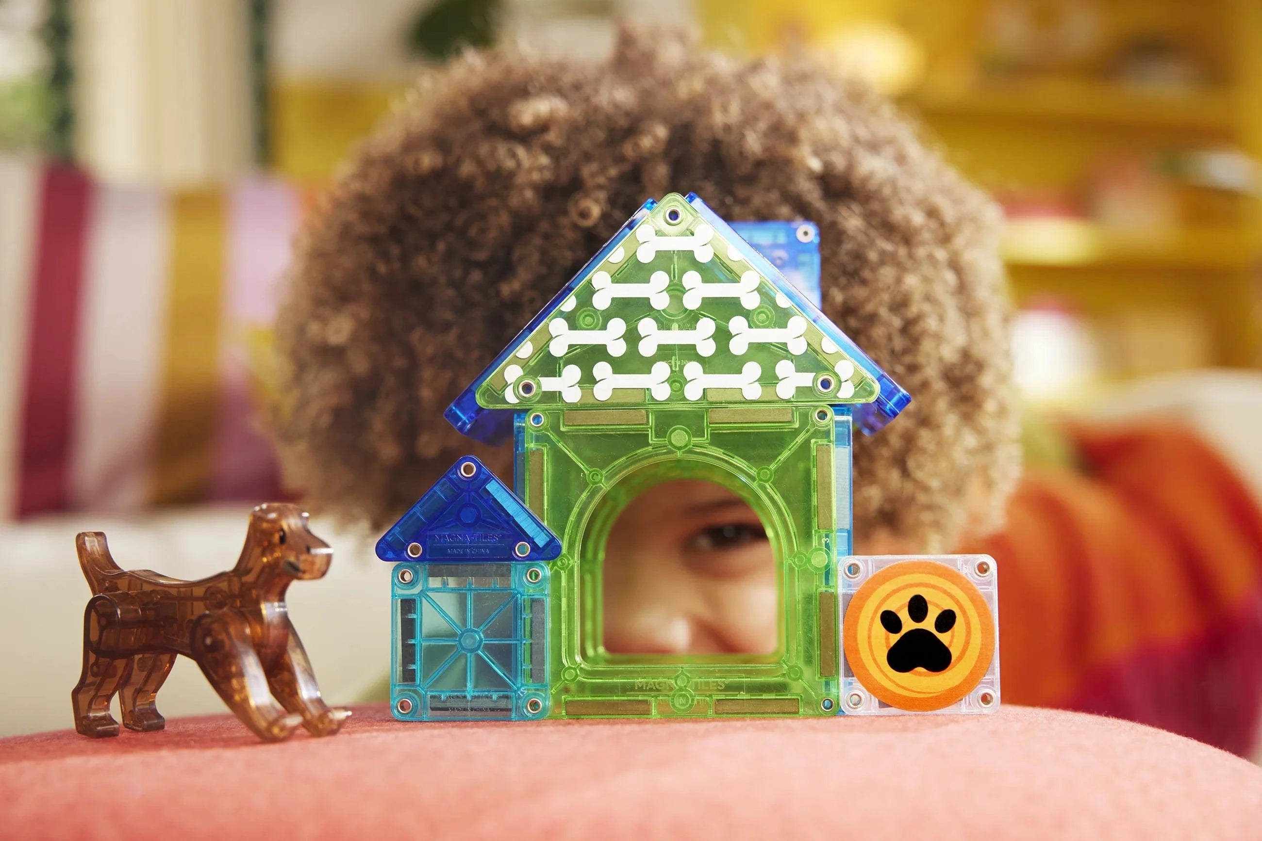 MAGNA-TILES® Dog House™ 13 Piece Set Magna-Tiles Lil Tulips