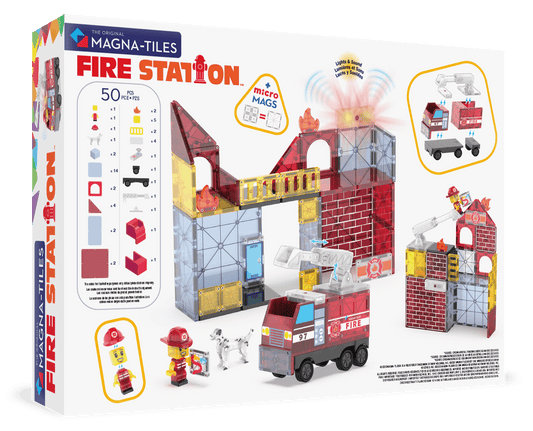 MAGNA-TILES® Fire Station Magna-Tiles Lil Tulips