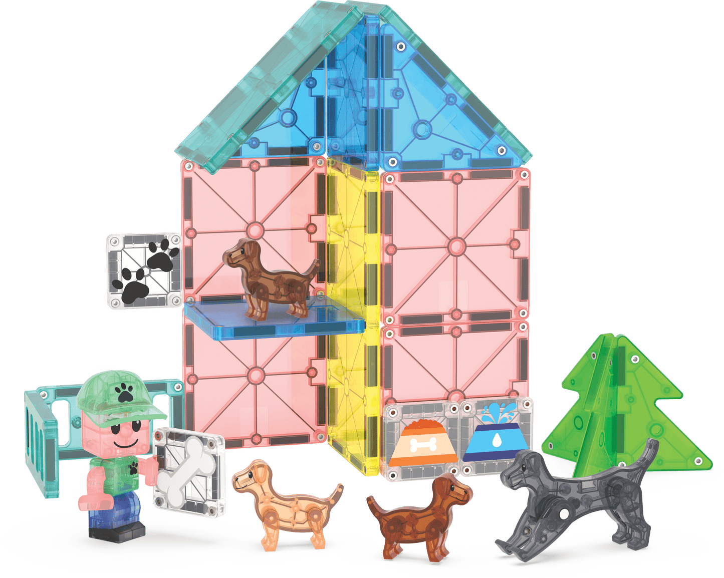 MAGNA-TILES® Puppy Park Magna-Tiles Lil Tulips