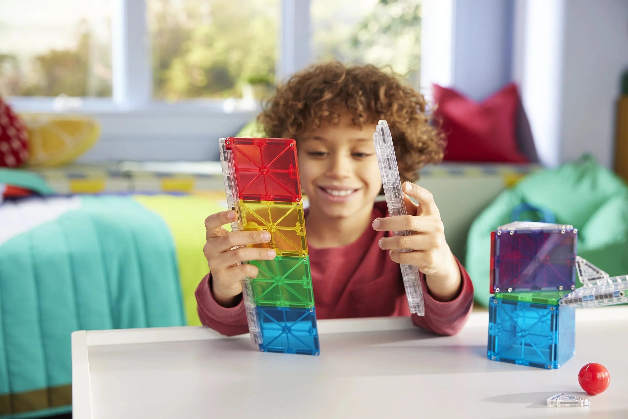 MAGNA-TILES® Rail Racers™ 33 Piece Set Magna-Tiles Lil Tulips