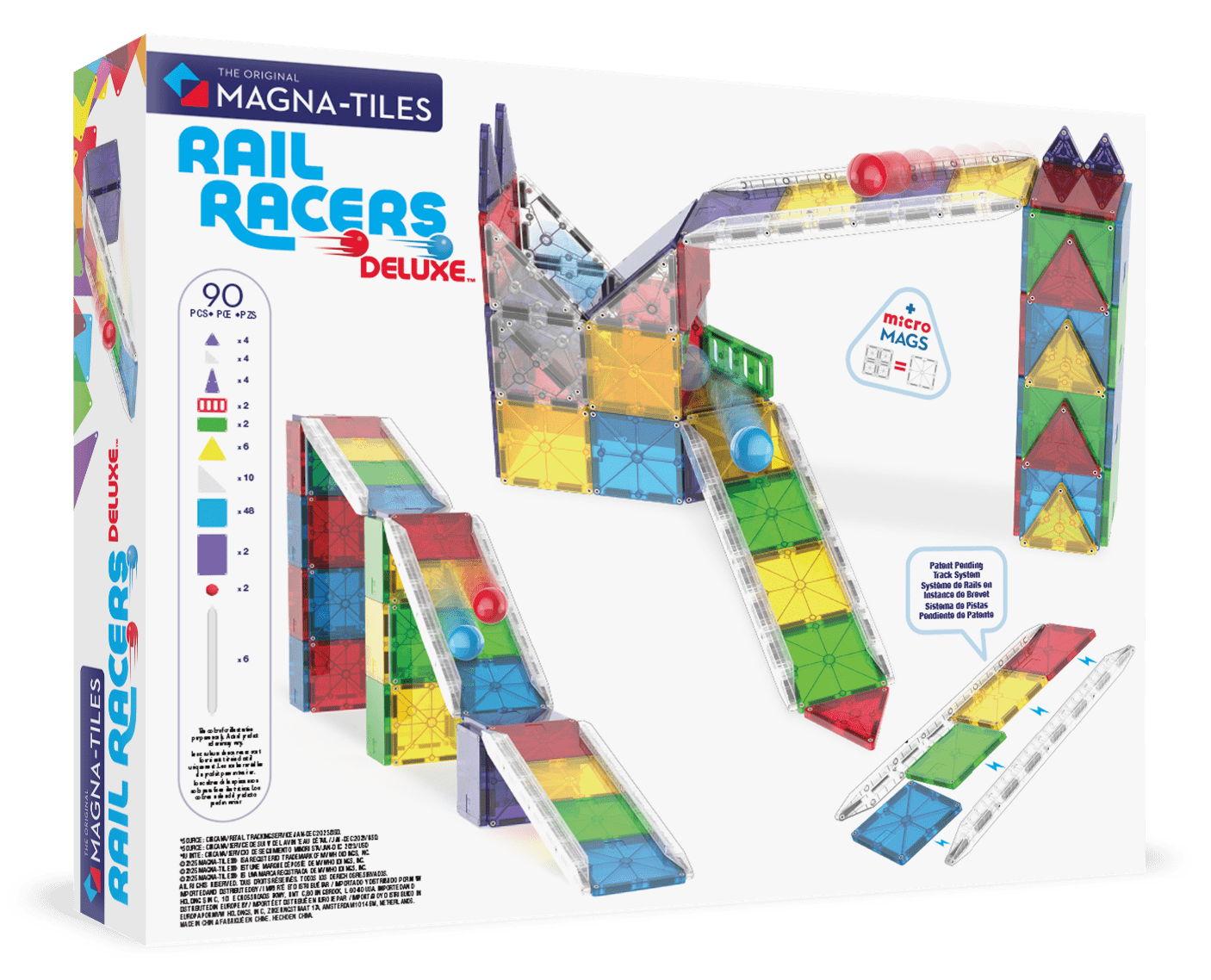 MAGNA-TILES® Rail Racers Deluxe Magna-Tiles Lil Tulips