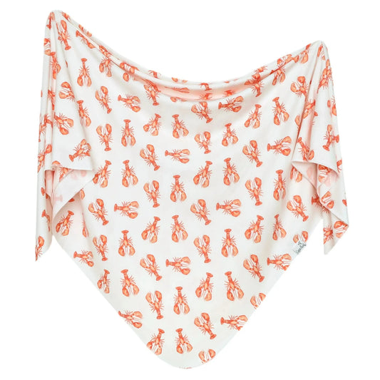 Maine Knit Swaddle Blanket Copper Pearl Lil Tulips