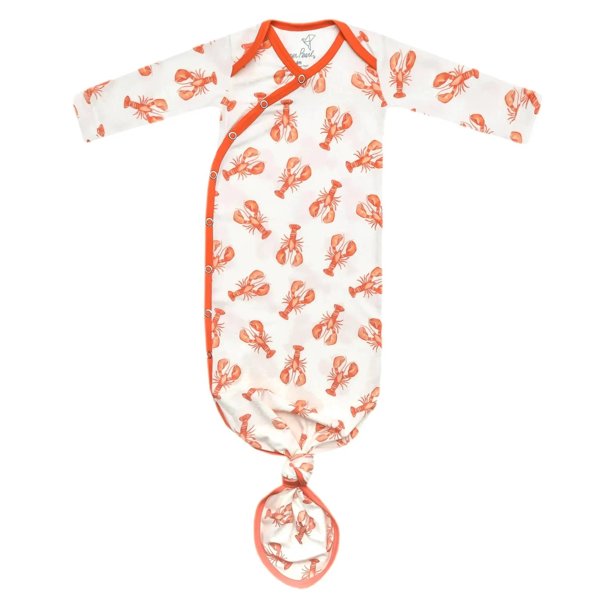 Maine Newborn Knotted Gown Copper Pearl Lil Tulips