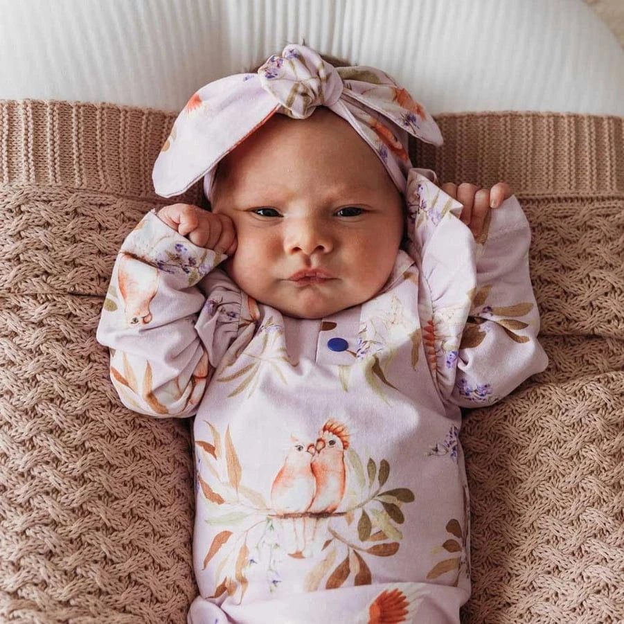 Major Mitchell Organic Growsuit Snuggle Hunny Lil Tulips