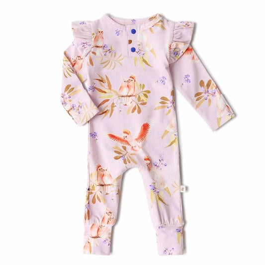 Major Mitchell Organic Growsuit Snuggle Hunny Lil Tulips