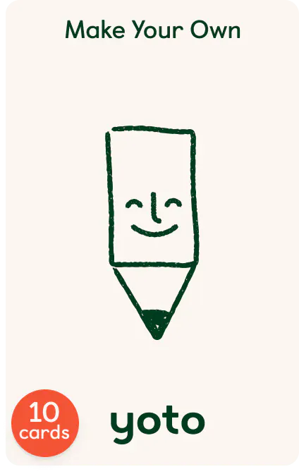 Make Your Own Cards (Pack of 10) Yoto Lil Tulips