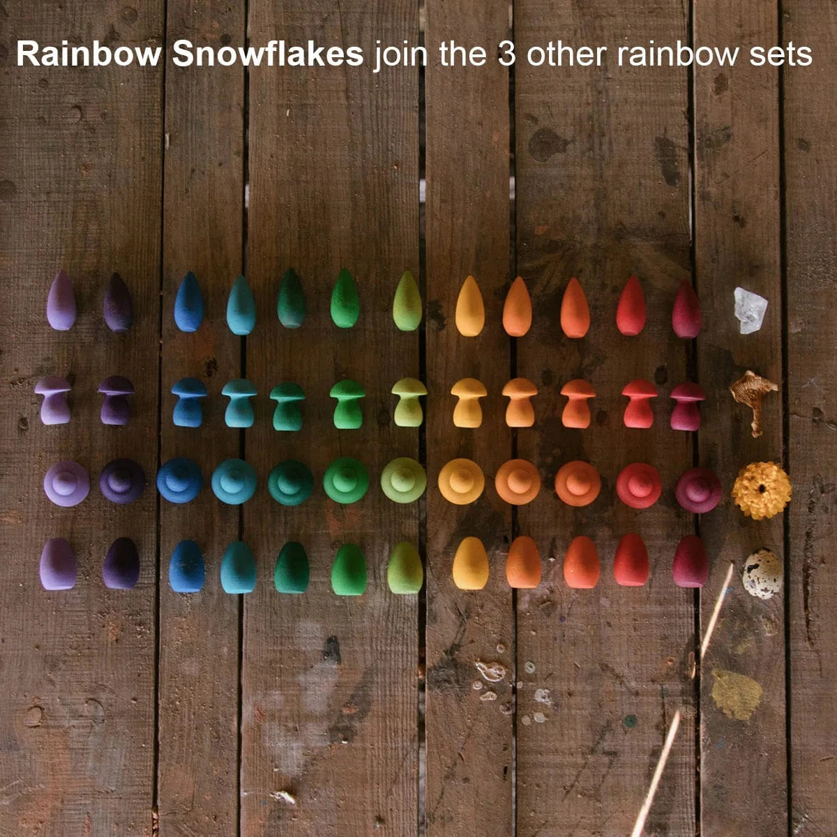 Mandala Rainbow Snowflakes Grapat Lil Tulips