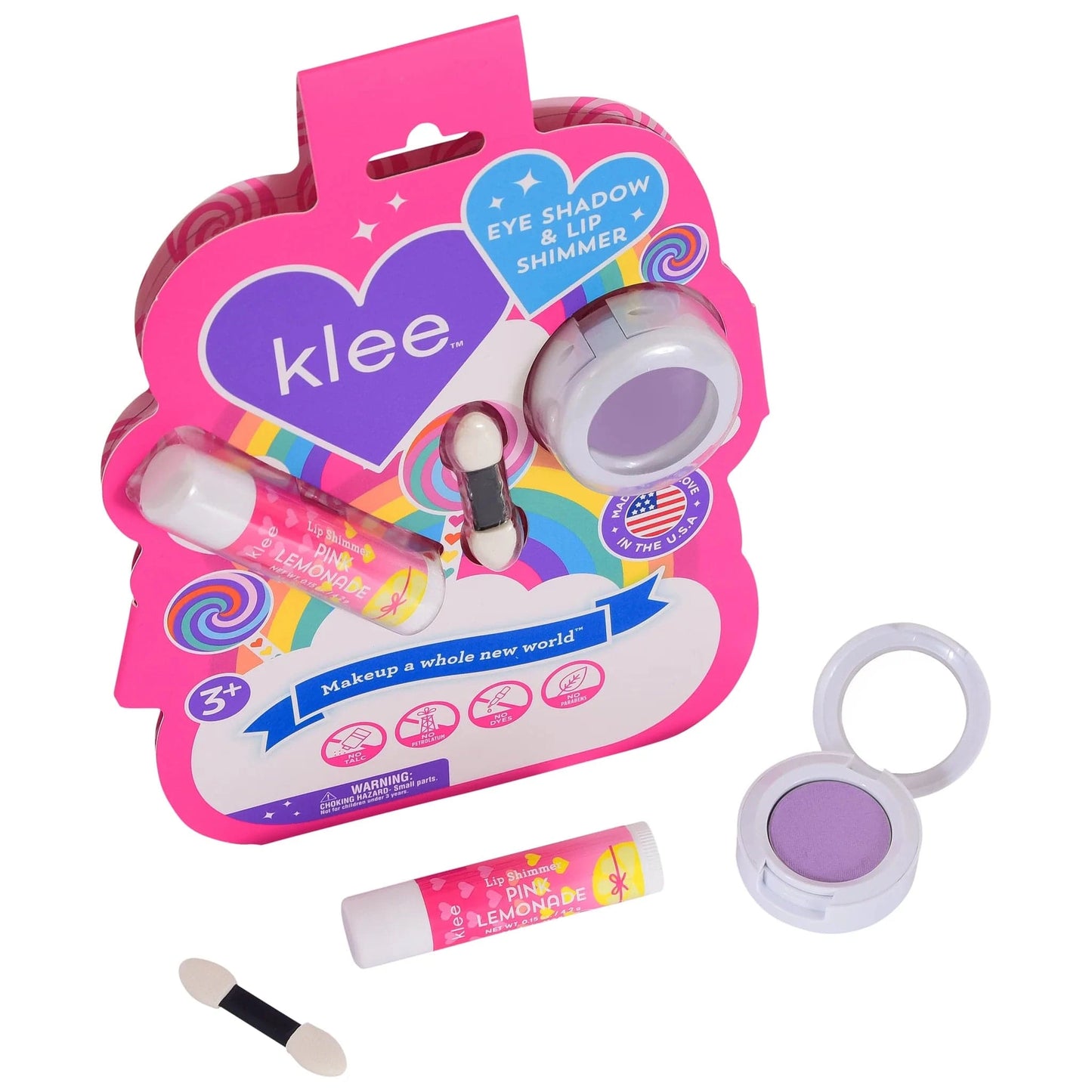 Meadow Sparkles Mineral Eye Shadow & Lip Shimmer Duo Klee Naturals Lil Tulips
