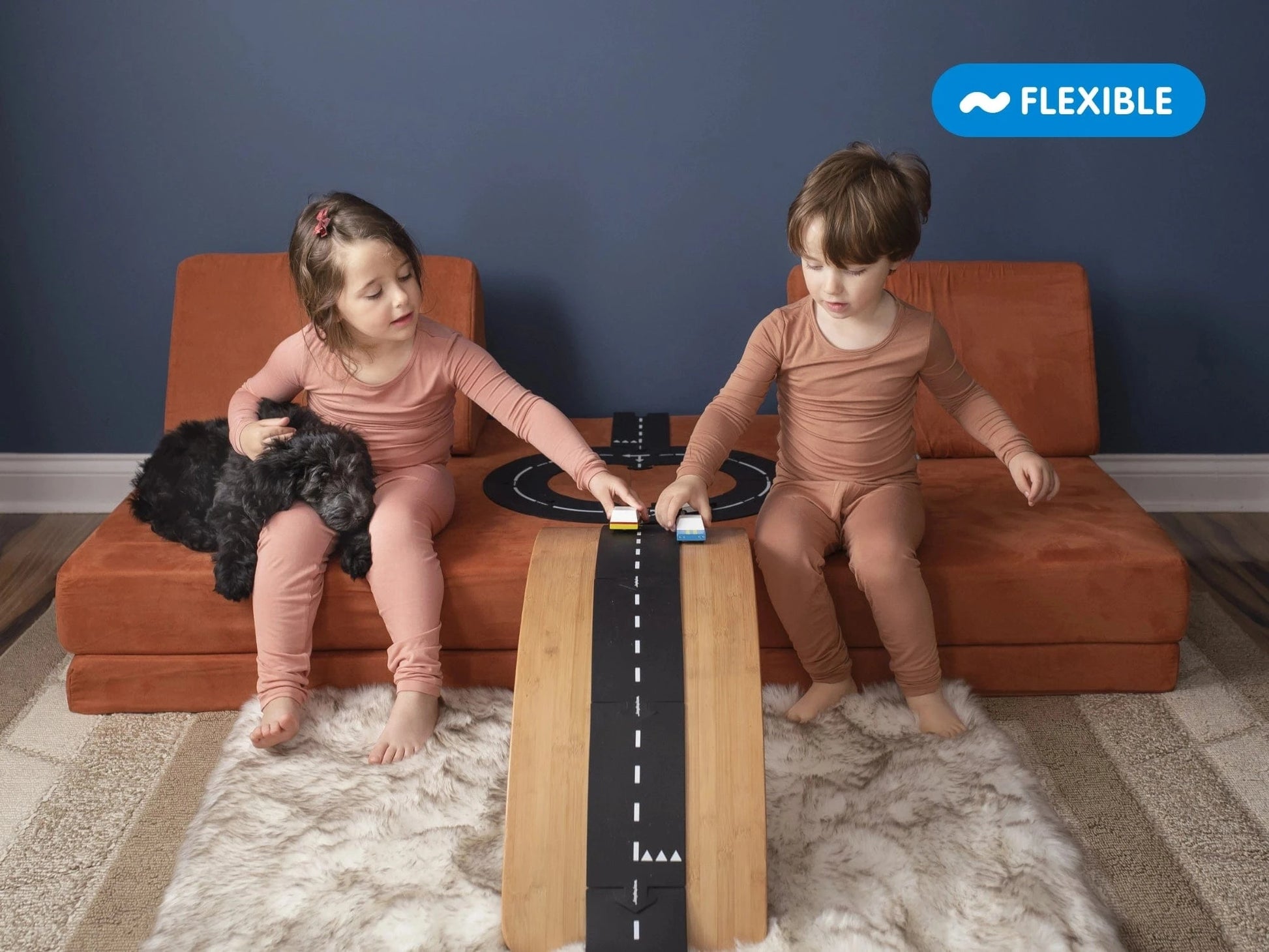 Medium Flexible Toy Road Set - Expressway waytoplay Lil Tulips