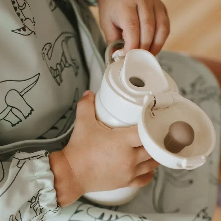 Menoum Menoum Thermos Bottle - Sage Green Menoum Menoum Lil Tulips