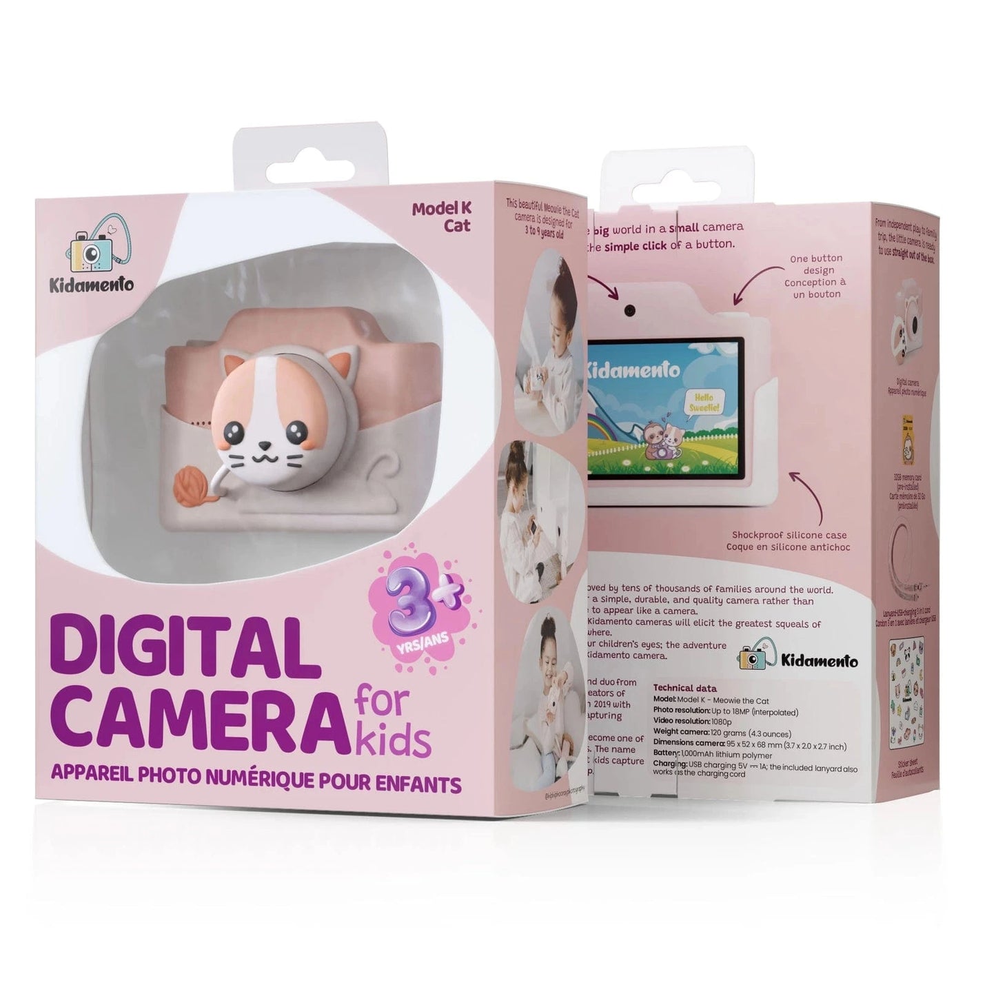 Meowie the Cat - Kids Digital Camera - Model K Kidamento Lil Tulips