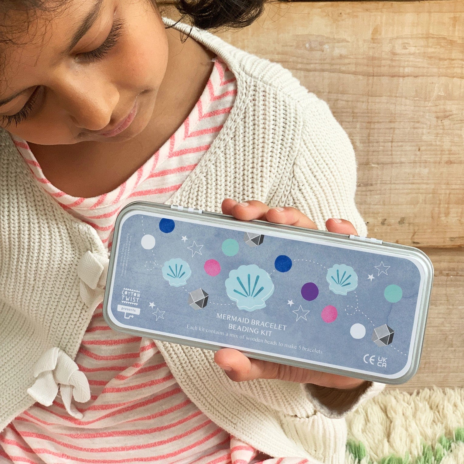 Mermaid Bracelet Bead Kit Cotton Twist Lil Tulips