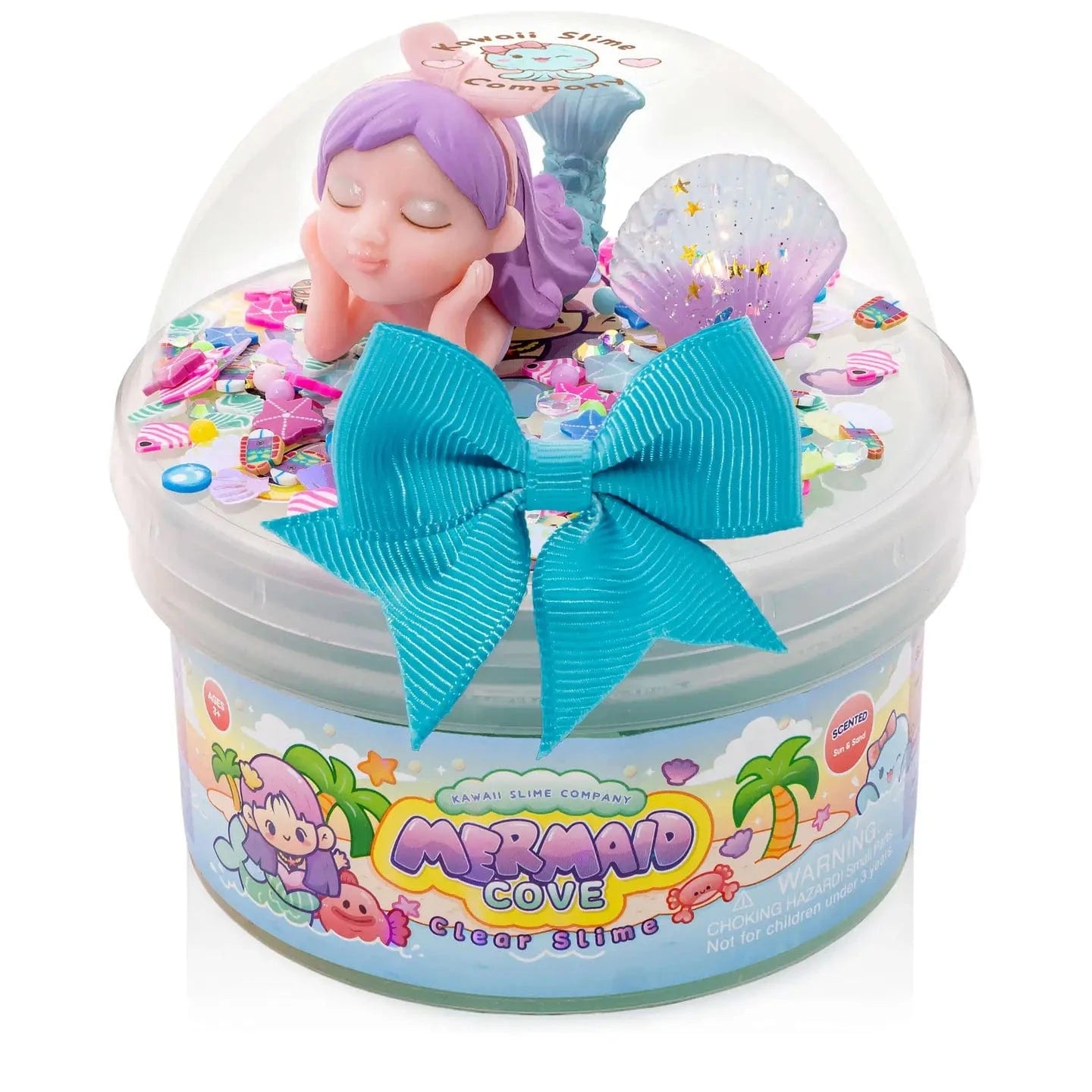 Mermaid Cove Clear Slime Kawaii Slime Company Lil Tulips