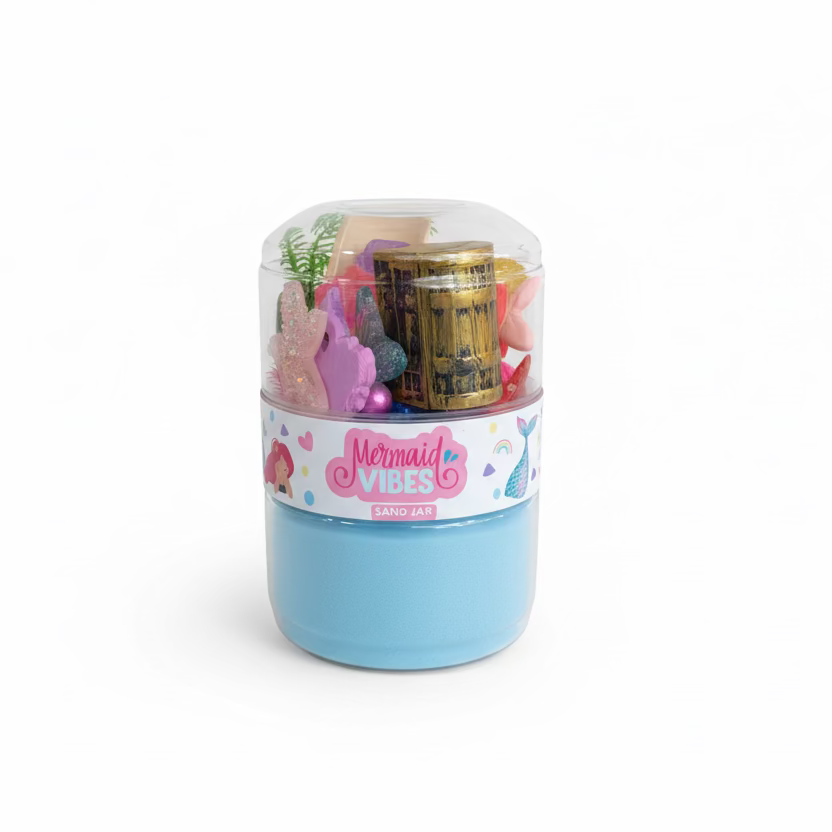 Mermaid Fun Sand Jar Play Play Dough Lil Tulips