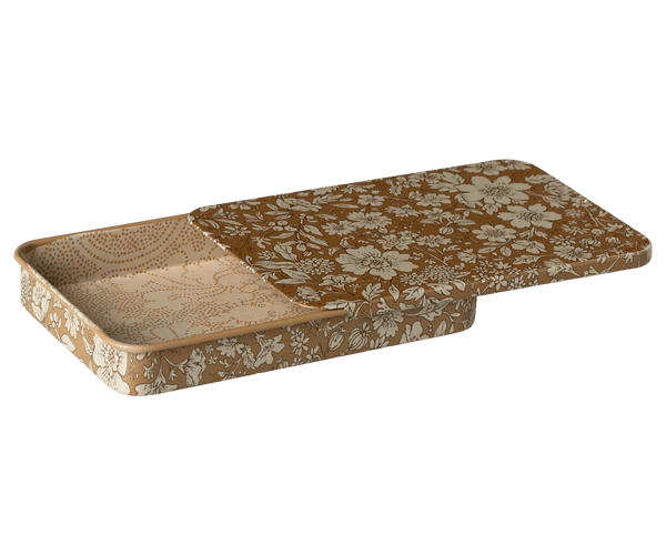 Metal Box with Sliding Lid Blossom- Ocher Maileg Lil Tulips
