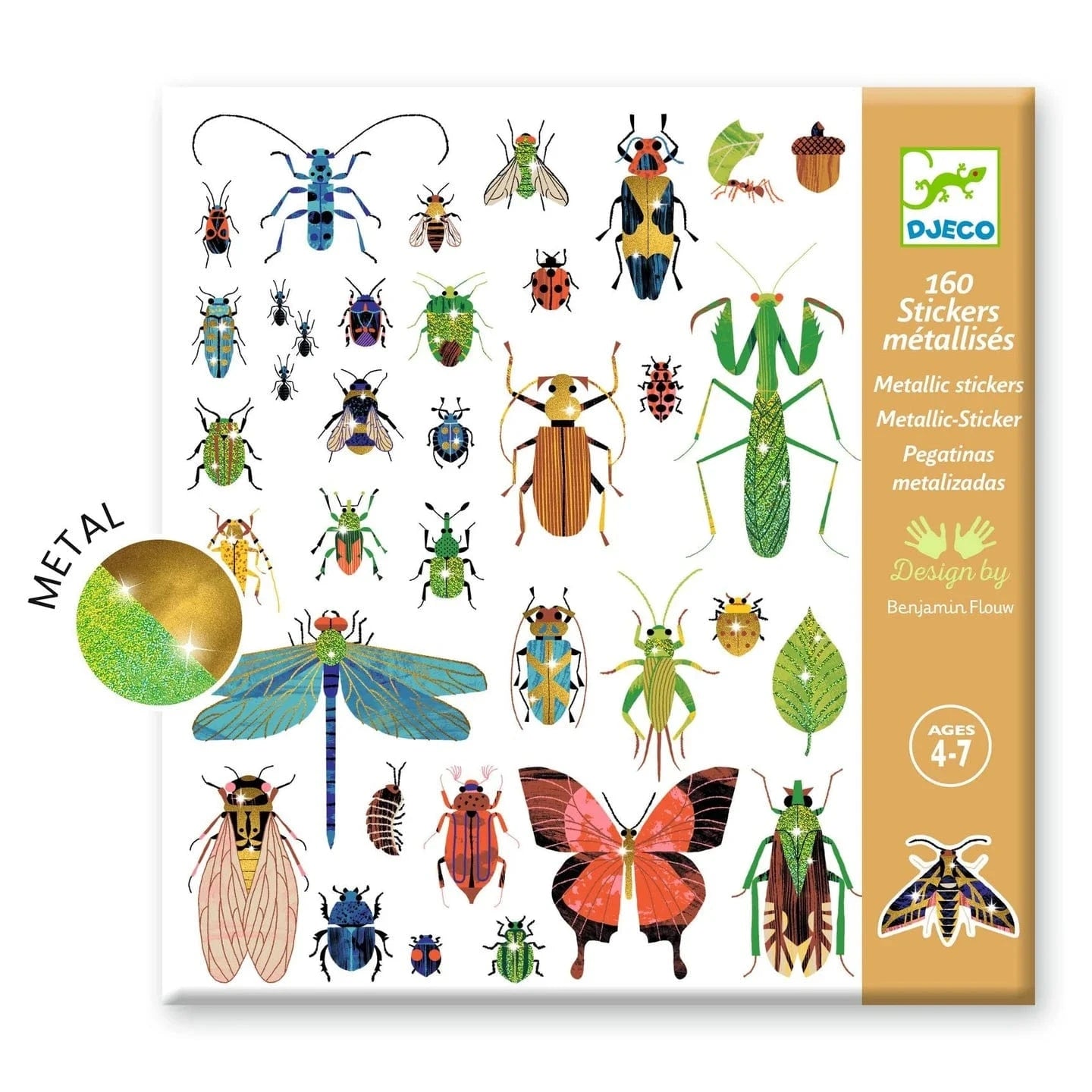 Microcosms Sticker Sheets Djeco Lil Tulips