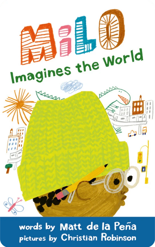 Milo Imagines the World / Milo imagina el mundo - Audiobook Card Yoto Lil Tulips