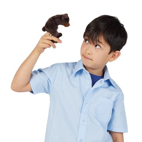 Mini Bear, Sitting Finger Puppet Folkmanis Puppets Lil Tulips