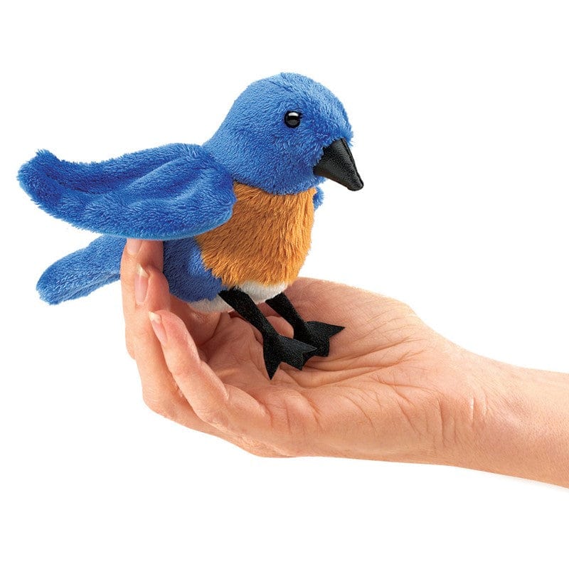Mini Bluebird Finger Puppet Folkmanis Puppets Folkmanis Puppets Lil Tulips