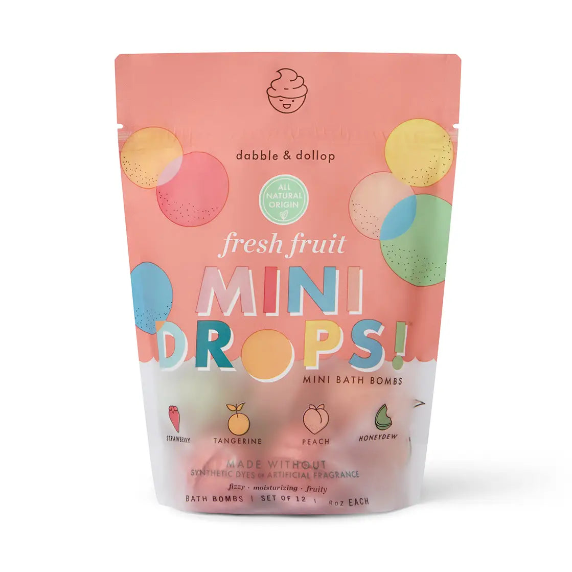 Mini Drops® Bath Bombs - Fresh Fruit Dabble & Dollop Lil Tulips