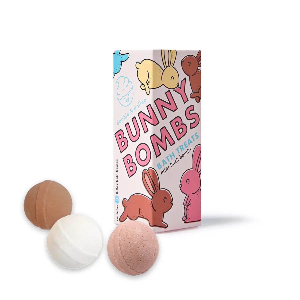 Mini Drops® Bath Bombs - Limited Edition Easter Dabble & Dollop Lil Tulips