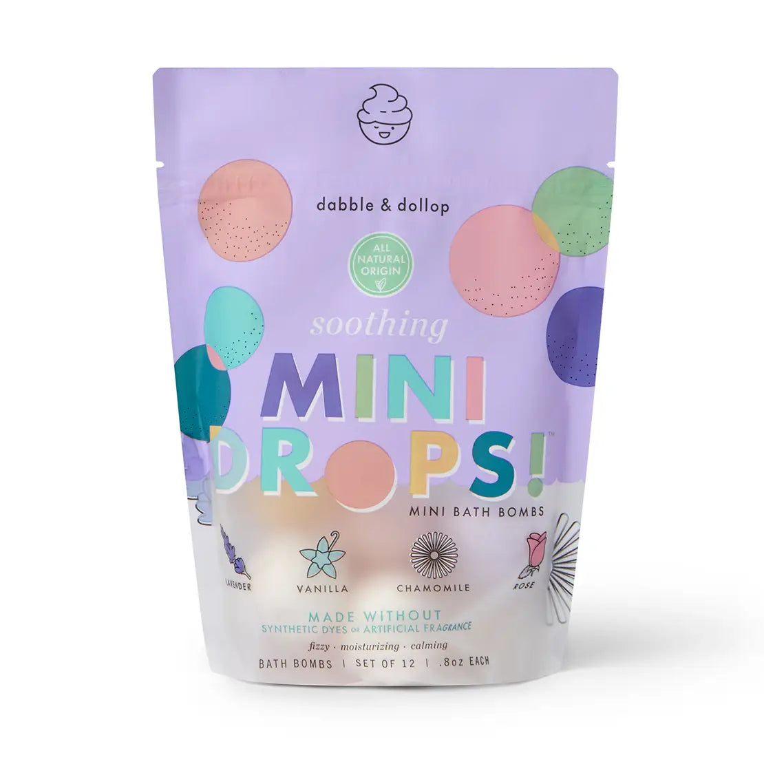 Mini Drops® Bath Bombs - Soothing Dabble & Dollop Lil Tulips