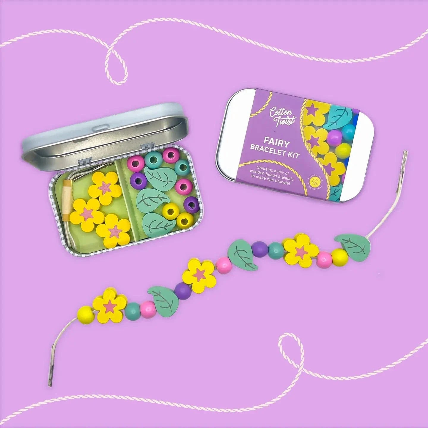 Mini Fairy Bracelet Gift Kit Cotton Twist Lil Tulips