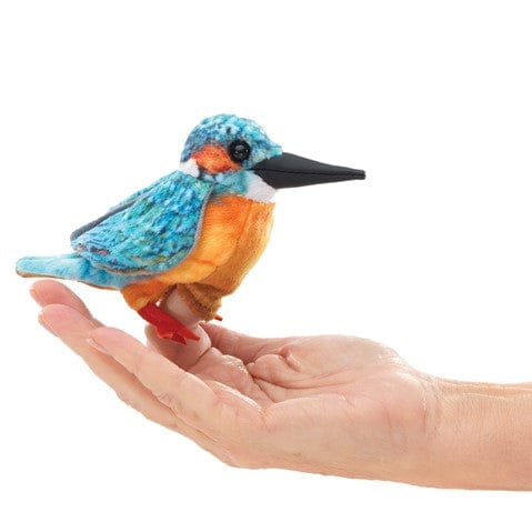 Mini Kingfisher, Common Finger Puppet Folkmanis Puppets Lil Tulips