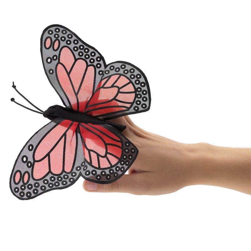 Mini Monarch Butterfly Finger Puppet Folkmanis Puppets Folkmanis Puppets Lil Tulips