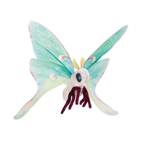 Mini Moth, Luna Finger Puppet Folkmanis Puppets Folkmanis Puppets Lil Tulips