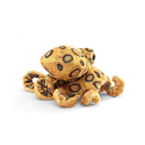 Mini Octopus, Blue-Ringed Finger Puppet Folkmanis Puppets Folkmanis Puppets Lil Tulips