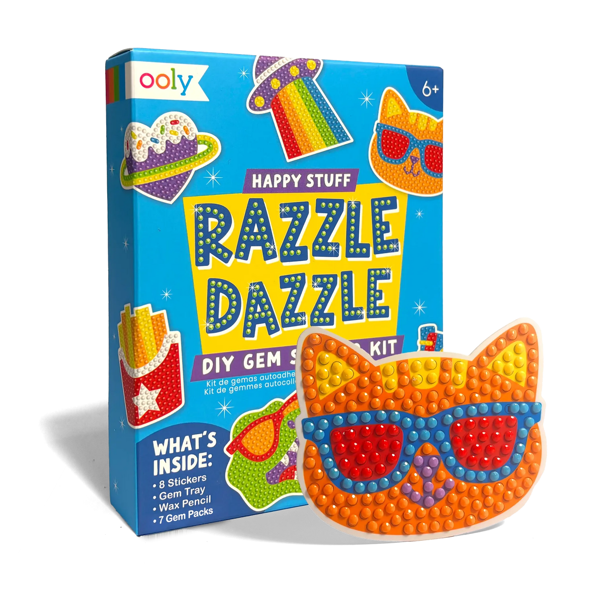 Mini Razzle Dazzle Diy Gem Sticker Kit - Happy Stuff OOLY Lil Tulips